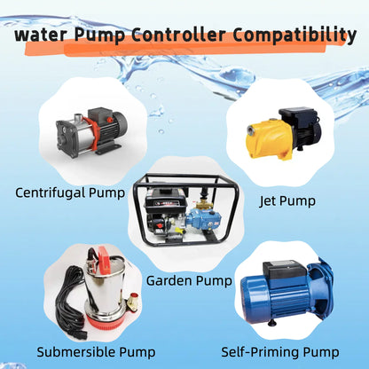 Automatic Water Pump Pressure Switch Electronic Controller for Water Pump Well Pump Self Priming Pump Jet Pump Garden 110V